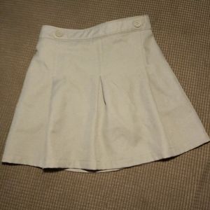 Girls beige skirt with built in shorts
